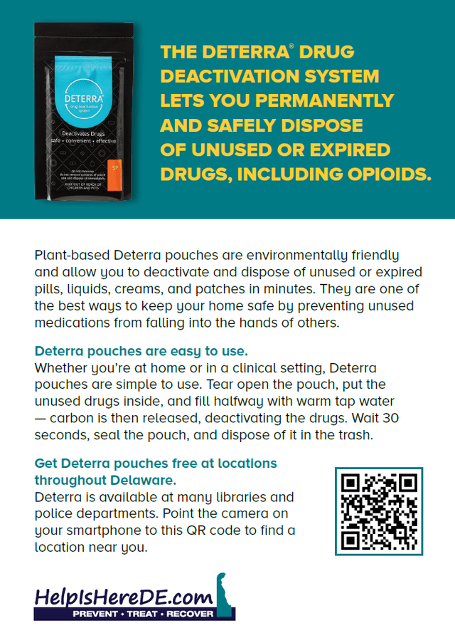 Deterra® Drug Deactivation System