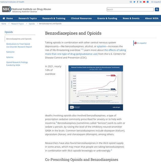 The Risks of Co-prescribing Benzodiazepines and Opioids